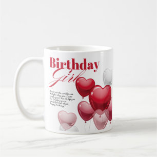 誕生日ガールデザイナーコーヒー/ティーマグカップ コーヒーマグカップ