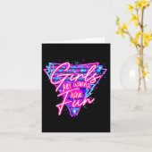 誕生日ガールバースデーパーティー女の子が欲しい カード (黄色い花)