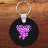 誕生日ガールバースデーパーティー女の子が欲しい キーホルダー (正面)