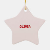 誕生日ガールパズルラブトゥピース セラミックオーナメント (裏面)