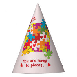 誕生日ガールパズルラブトゥピース パーティーハット