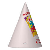誕生日ガールパズルラブトゥピース パーティーハット (左)