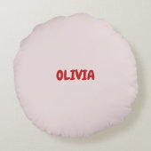 誕生日ガールパズルラブトゥピース ラウンドクッション (裏面)