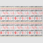 誕生日ガールパターンティッシュペーパー 薄葉紙 (正面)