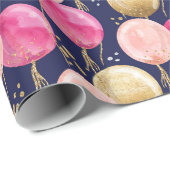 誕生日ガールパターン ラッピングペーパー (ロールコーナー)