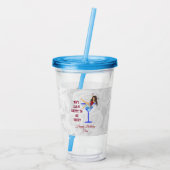 誕生日ガールパーティー アクリルタンブラー (裏面)