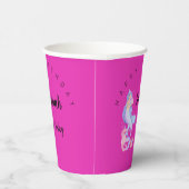 誕生日ガールマーメイドテーマ 紙コップ (右)