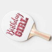 誕生日ガール卓球ラケット 卓球ラケット (横)