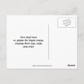 誕生日ガール恐竜かわいい写真ポストカード ポストカード (裏面)