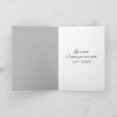 誕生日ガール歩くウェルシュテリア カード (内部)