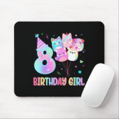 誕生日ガール第8誕生日スキッシュスクワッドスクワッドムローギル マウスパッド (マウス)