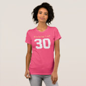 誕生日ガール30 Tシャツ (正面フル)