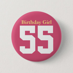 誕生日ガール55 缶バッジ