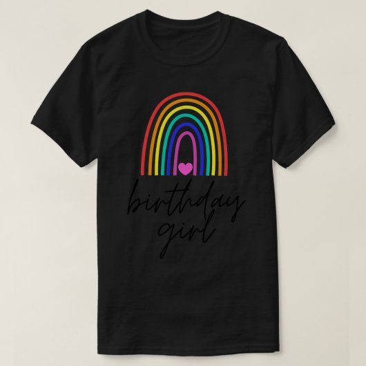 誕生日ガール8 Tシャツ (デザイン正面)