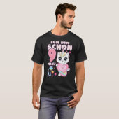 誕生日ガール9歳の猫ユニコーン（ドイツ） Tシャツ (正面フル)