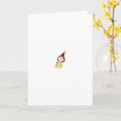 誕生日ガール、グリーティングカード、販売のために! カード (黄色い花)