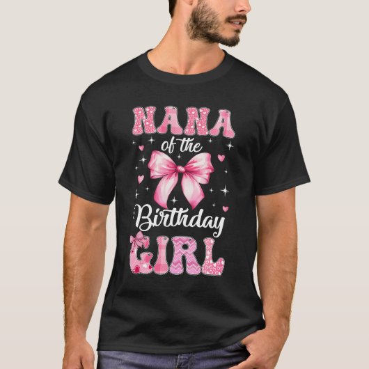 誕生日ガール コケットボウ ナーナ 親子お揃い Tシャツ (正面)