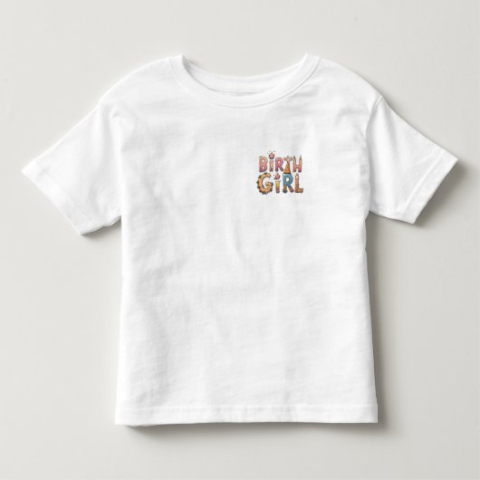誕生日ガール Tシャツ (正面)