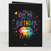 誕生日キスしてね カード (裏面)