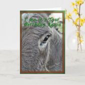 誕生日キック カード (黄色い花)