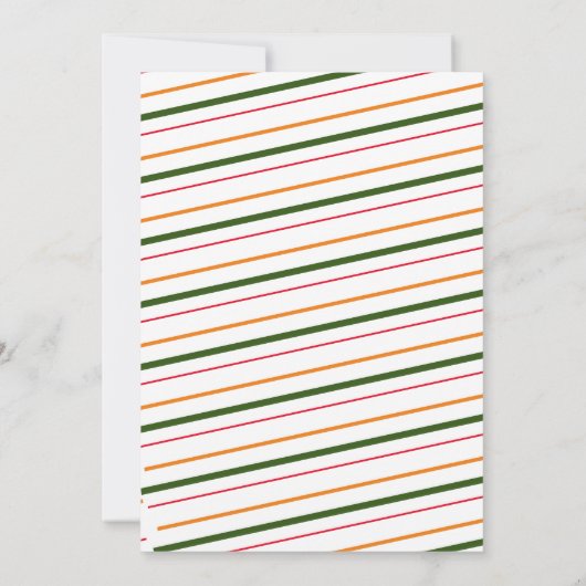 誕生日キッズファーム動物テーマパーティー 招待状 (裏面)