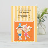 誕生日キッズ招待状 招待状 (スタンド正面)