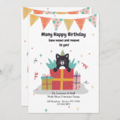 誕生日キットンGreeting Card from Vet (正面/裏面)