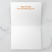 誕生日キツネ カード (内部)