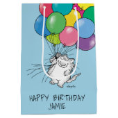 誕生日キャッツバイサンドラボイントンミディアム抱き枕 ミディアムペーパーバッグ (裏面)