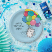 誕生日キャッツバイサンドラボイントン紙プレート ペーパープレート (パーティー)