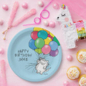 誕生日キャッツバイサンドラボイントン紙プレート ペーパープレート (パーティー)