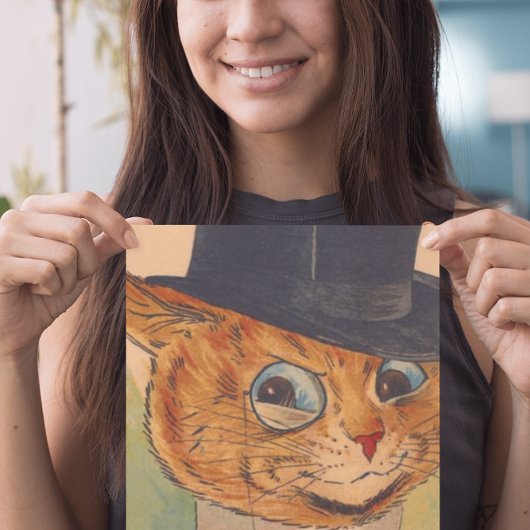 誕生日キャットパパルイワーイングリーティングカード カード