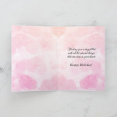 誕生日キャットピンクビューティフルソウル シーズンカード (内部)