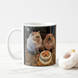 誕生日キャットマグ祝レッツキュート子猫 コーヒーマグカップ