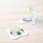 誕生日キャンドルグリーティングブラケット紙コースター ペーパーコースター (インサイチュ)