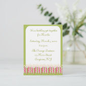 誕生日キャンドル招待状 招待状 (スタンド正面)