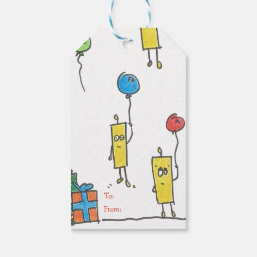 誕生日キャンドル ギフトタグ (裏面)