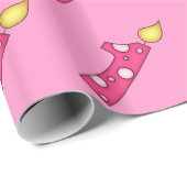 誕生日キャンドル–1歳 ラッピングペーパー (ロールコーナー)