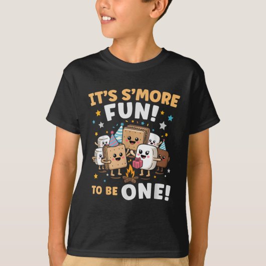 誕生日キャンプファイアマーシュマロそのSmoreおもしろい Tシャツ (正面)