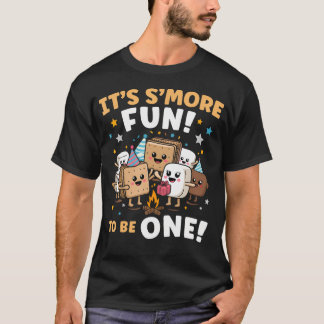 誕生日キャンプファイヤーマシュマロ もっと楽しいお誕生日 Tシャツ
