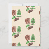 誕生日キャンプ 招待状 (裏面)