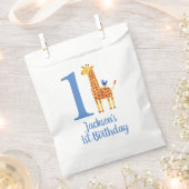誕生日キリン&バード フェイバーバッグ (クリップ留めされた状態)