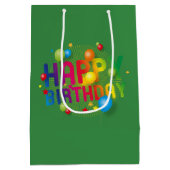 誕生日キリン ミディアムペーパーバッグ (裏面)