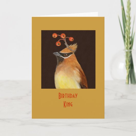 誕生日キングカード(杉抜き) カード (正面)
