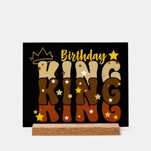 誕生日キンググルービータイポ アクリルサイン (正面)