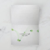 誕生日ギター カード (内部)