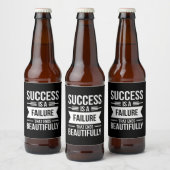 誕生日ギフトの成功は失敗だ ビールラベル (ボトル)