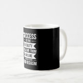 誕生日ギフトの成功は移動する能力 コーヒーマグカップ (正面右)
