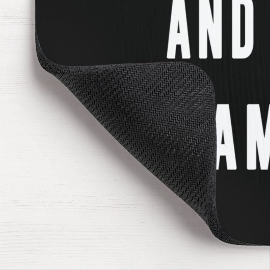 誕生日ギフトはまだ私が行くことを知っている マウスパッド (コーナー)