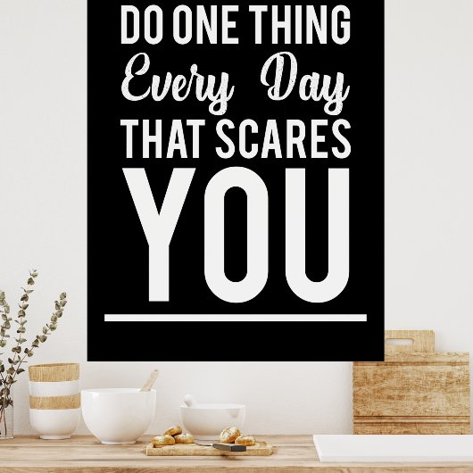 誕生日ギフトは毎日一つのことをする ポスター (キッチン)